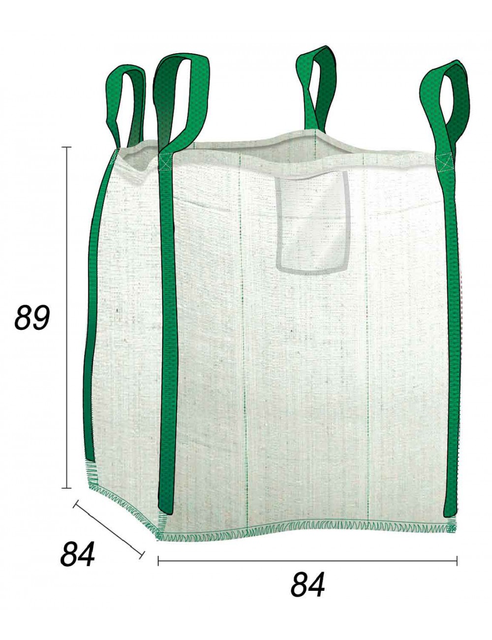 Big Bag Residuos y gravados - 84X84X89
