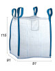 Big Bag Filtrante Reciclaje de agua - 91X91X115
