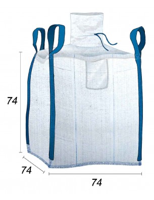 Big Bag Laminado Totalmente Impermeable - 74X74X74