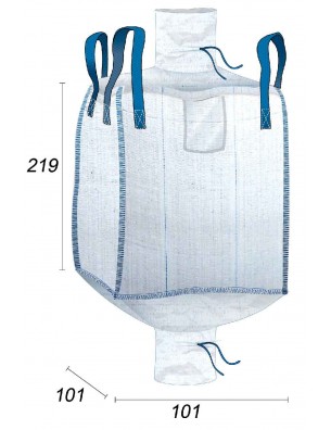 Big Bag Gran capacidad 2m3 Impermeable - 101X101X219