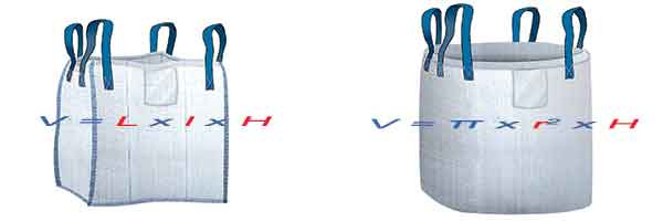¿Cómo se calcula el volumen de un Big Bag?